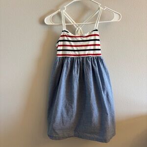 GAP Kids Striped Blue and White Kids Dress Size M (8) NEW